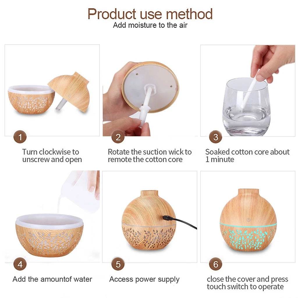 The AuraMist Personal Humidifier - Hydration with a Gentle Glow - Versatile Hope