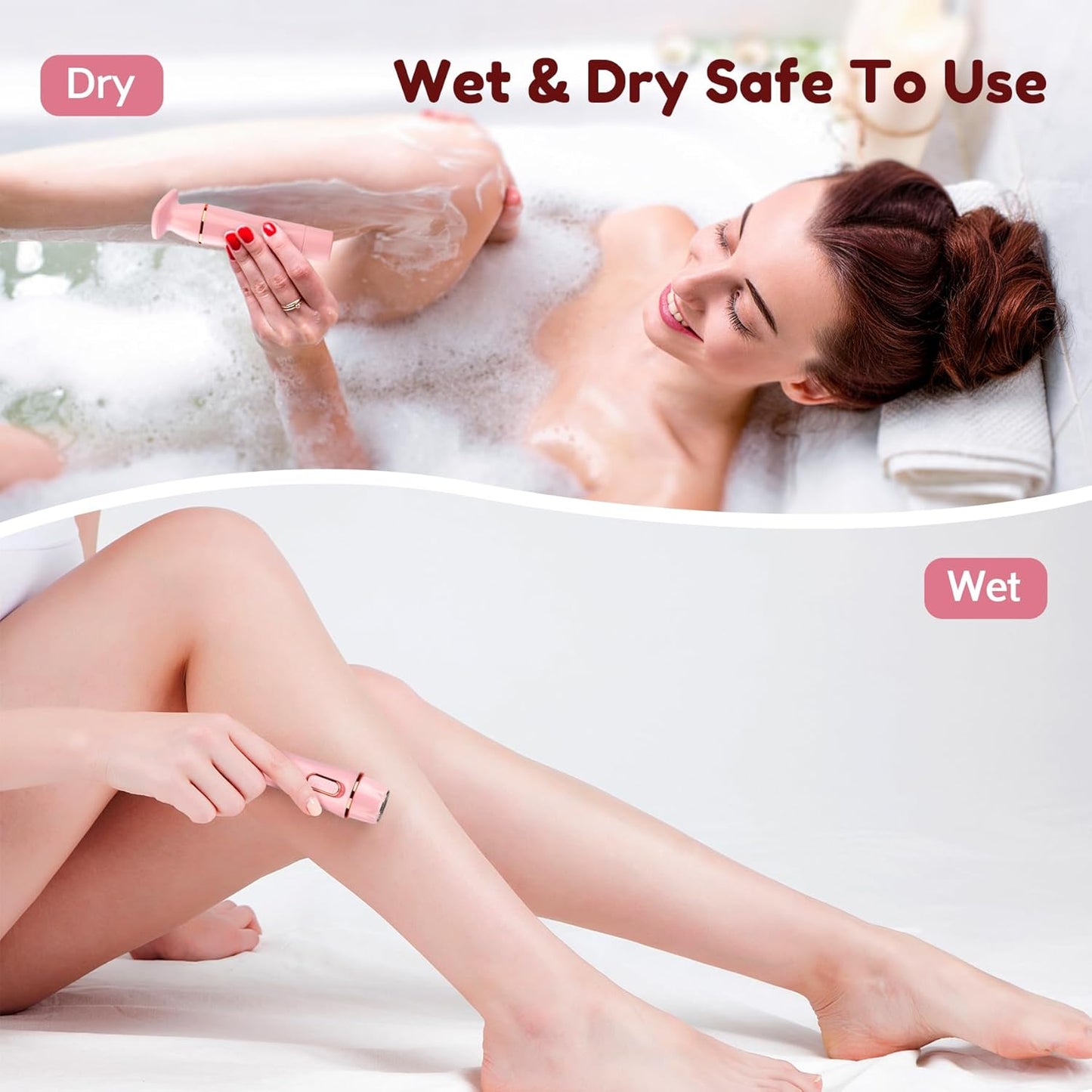 The SilkiSmooth 4-in-1 - All-Purpose Electric Hair Trimmer for Women