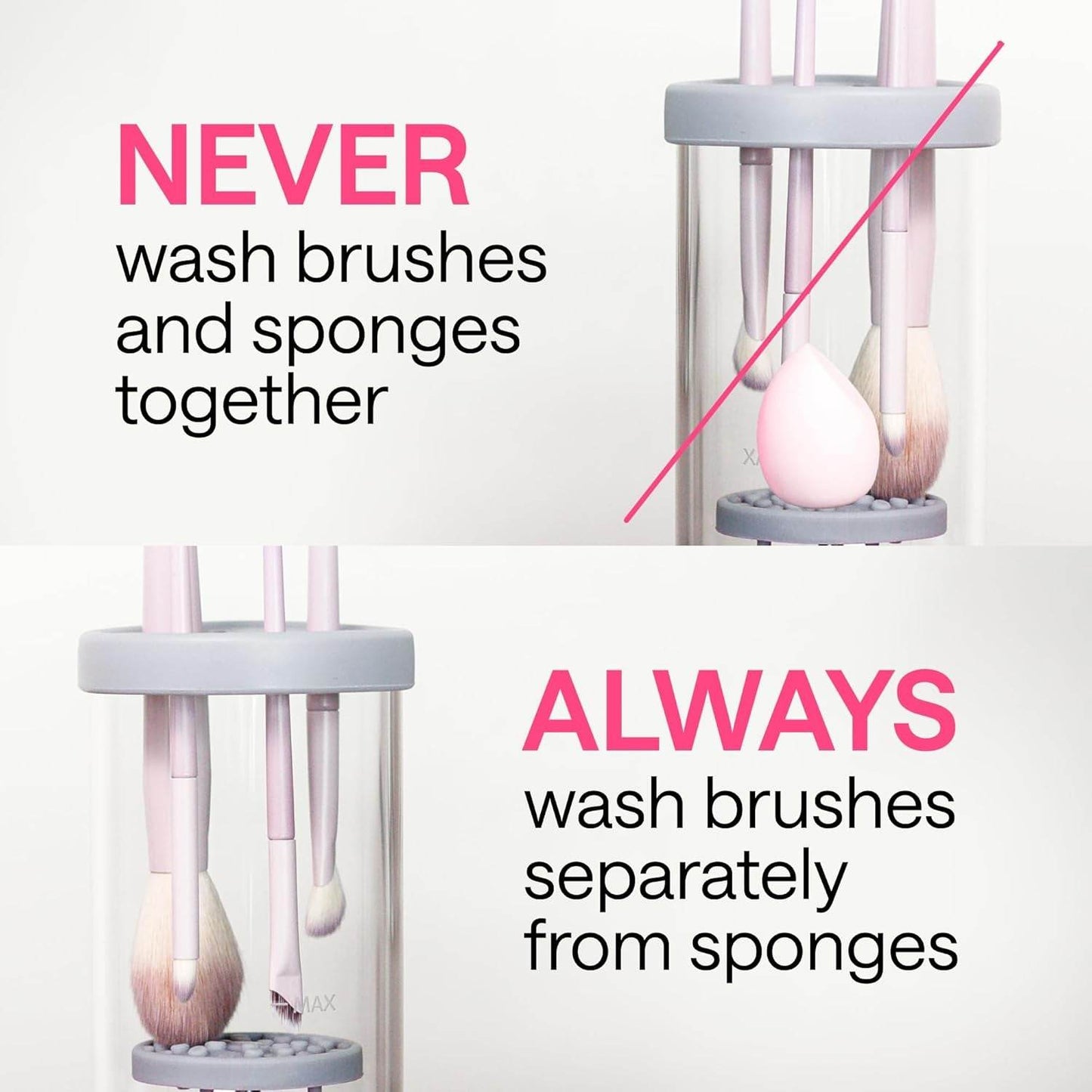 The Lumière 3-in-1 Makeup Brush Care System - Automatic Clean, Dry, and Storage - Versatile Hope