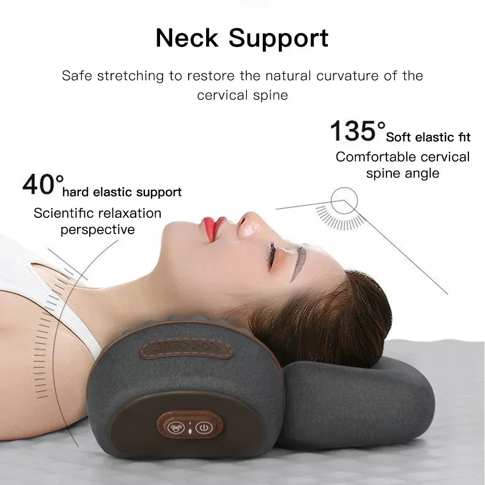 The Relief Pillow - Heated Massage & Spinal Alignment for Neck Pain Relief