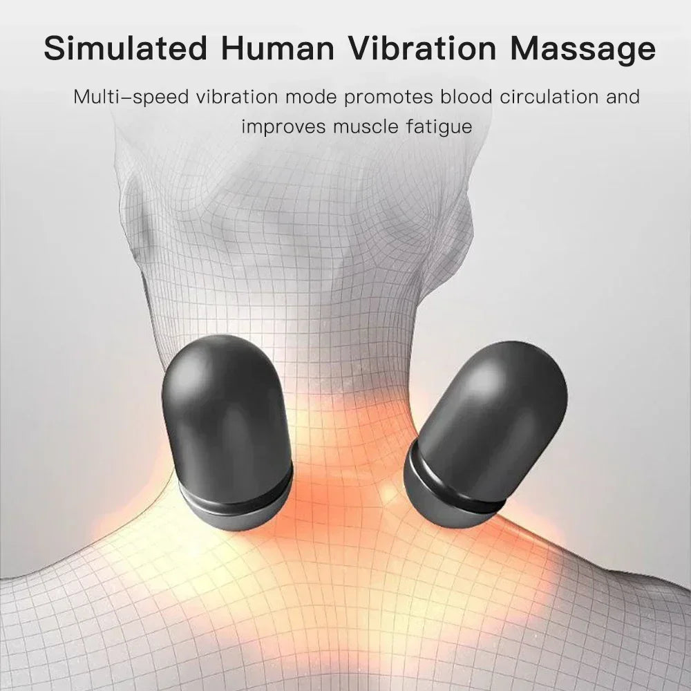The Relief Pillow - Heated Massage & Spinal Alignment for Neck Pain Relief
