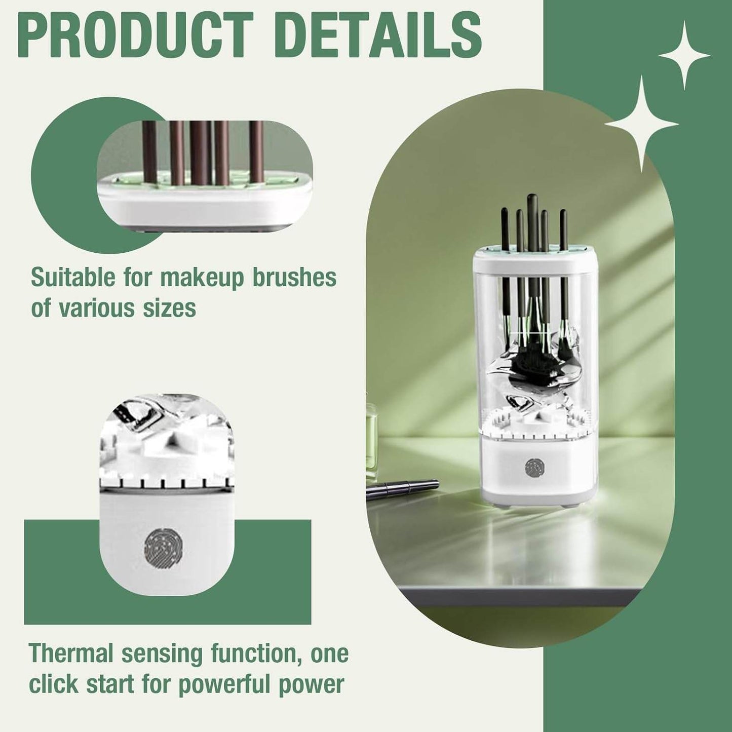 The PureSpin Pro - Automatic Makeup Brush Cleaning System - Versatile Hope