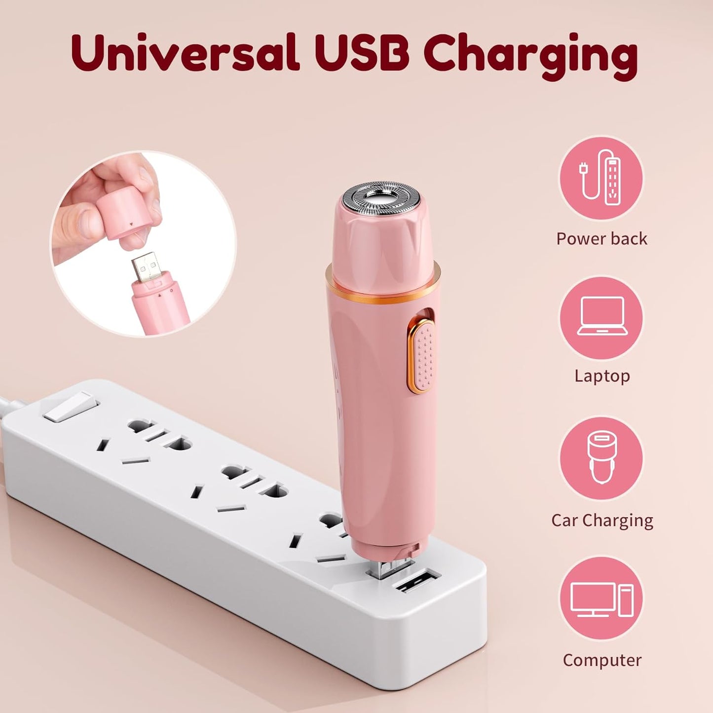 The SilkiSmooth 4-in-1 - All-Purpose Electric Hair Trimmer for Women