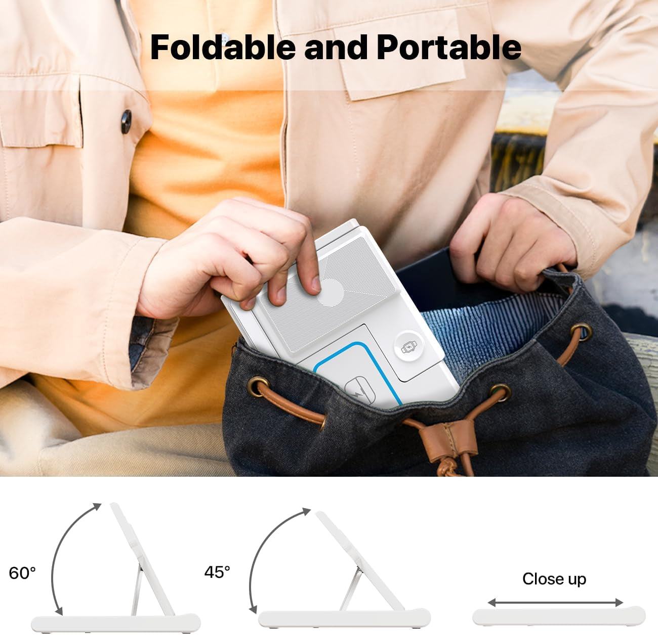 The AuraFold - 3-in-1 Foldable Wireless Charging Station for Apple Devices