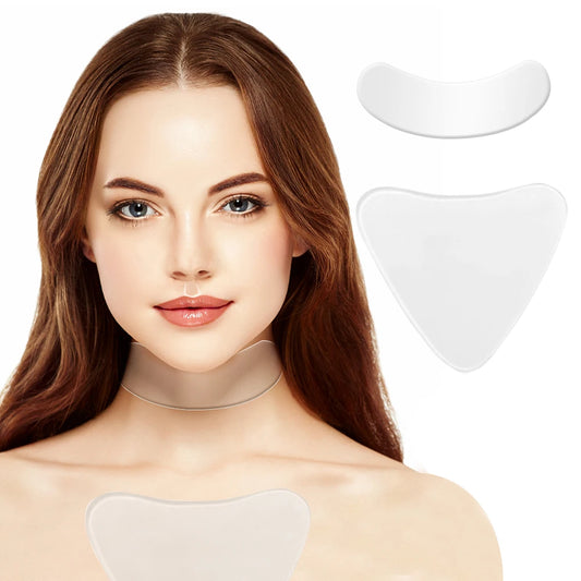 The Décolleté Smooth Pad - Reusable Silicone Patches for Neck & Chest Wrinkles