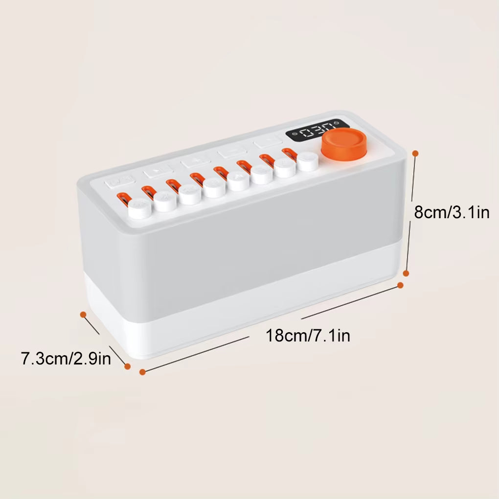 Versatile SerenWave Pro — Portable White-Noise Bluetooth Sleep Speaker & Nature-Sound Music Box (Wireless Stereo • MP3 • Timed Shutdown)