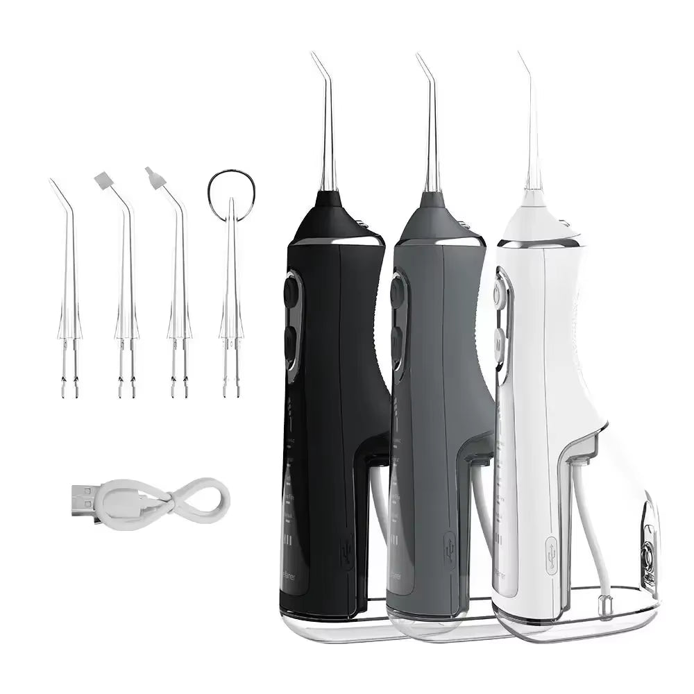 The AquaFloss Pro - Waterproof Oral Irrigator with 5 Cleaning Modes