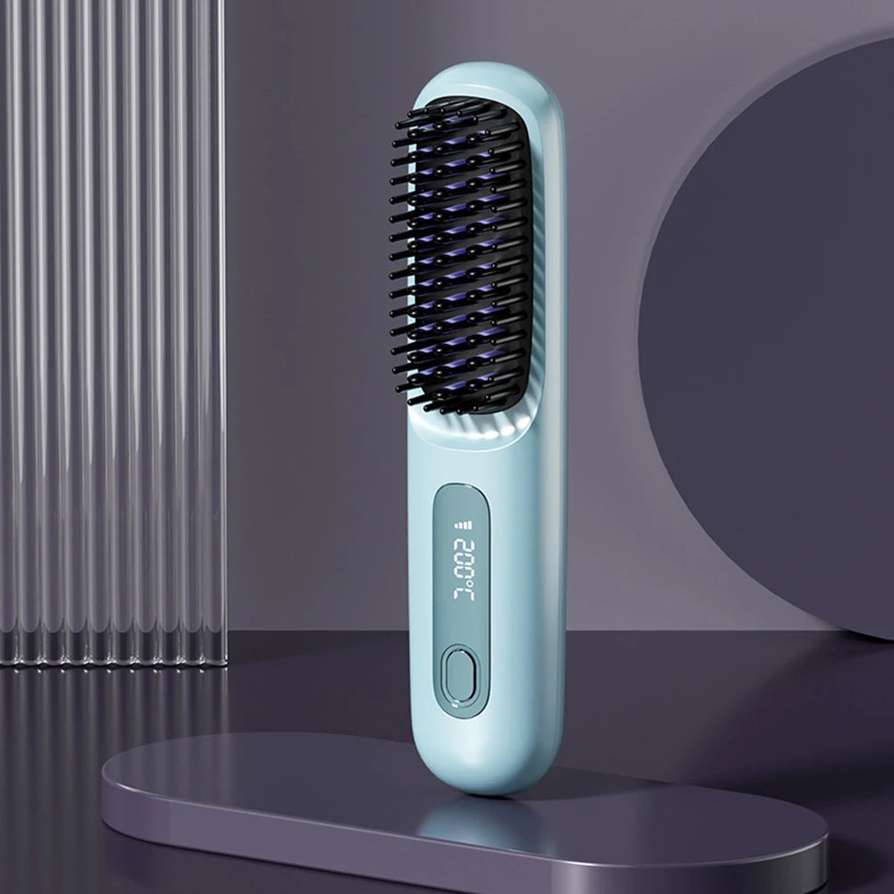 The GlideSmooth Brush - Cordless Straightening & Detangling Brush