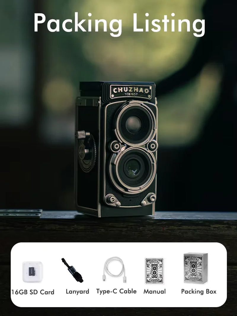 The RetroShot Mini - Vintage Style Digital Camera for HD Vlogging & Travel