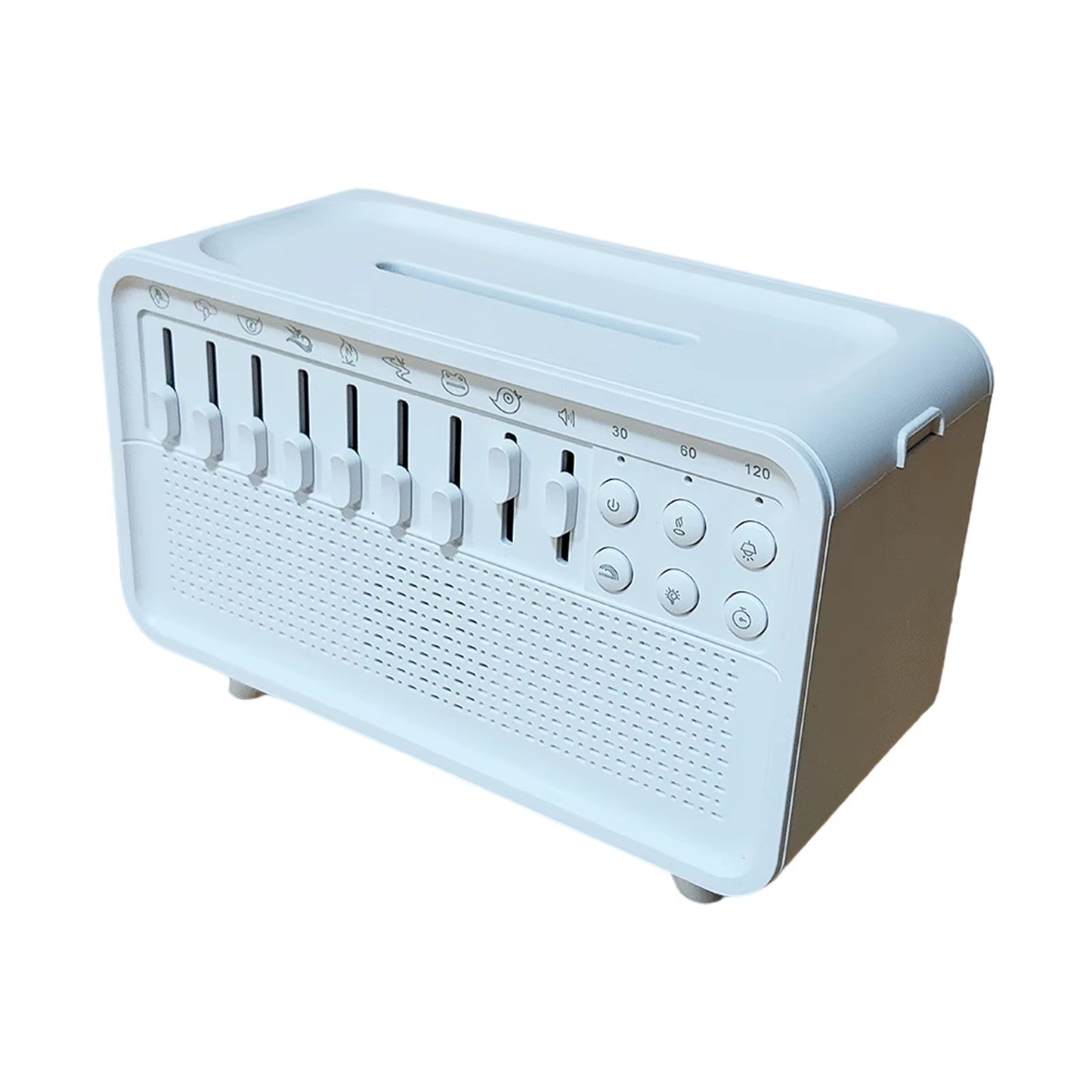 Versatile SerenWave Pro — Portable White-Noise Bluetooth Sleep Speaker & Nature-Sound Music Box (Wireless Stereo • MP3 • Timed Shutdown)