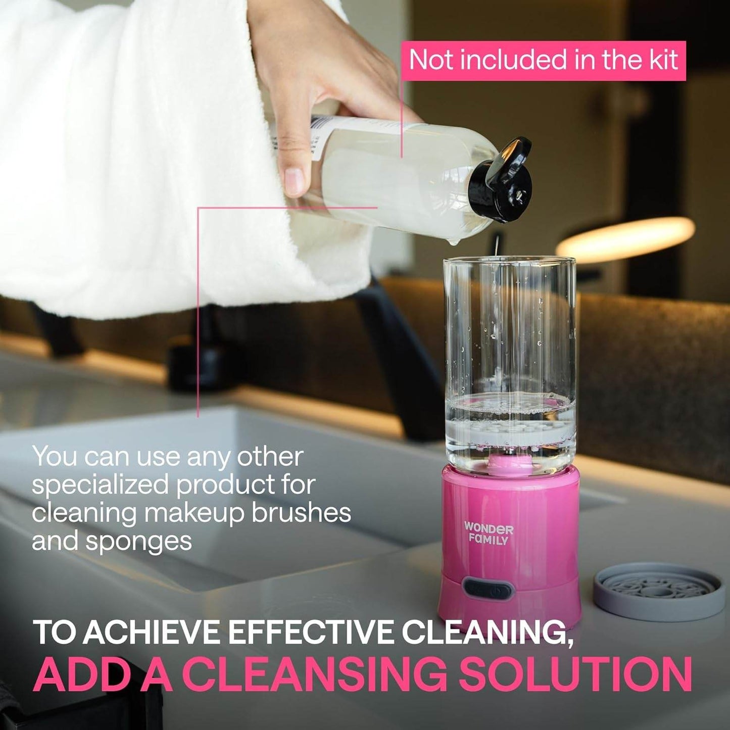 The Lumière 3-in-1 Makeup Brush Care System - Automatic Clean, Dry, and Storage - Versatile Hope