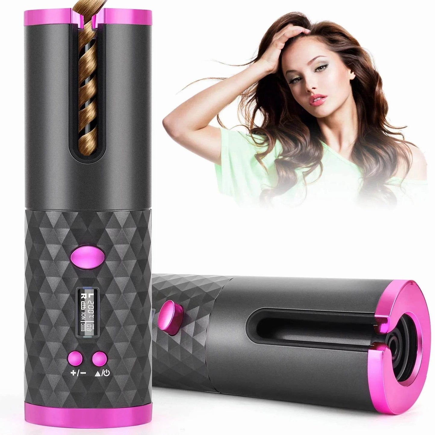 The Mirage Automatic Curling Wand - Effortless, Tangle-Free Curls - Versatile Hope
