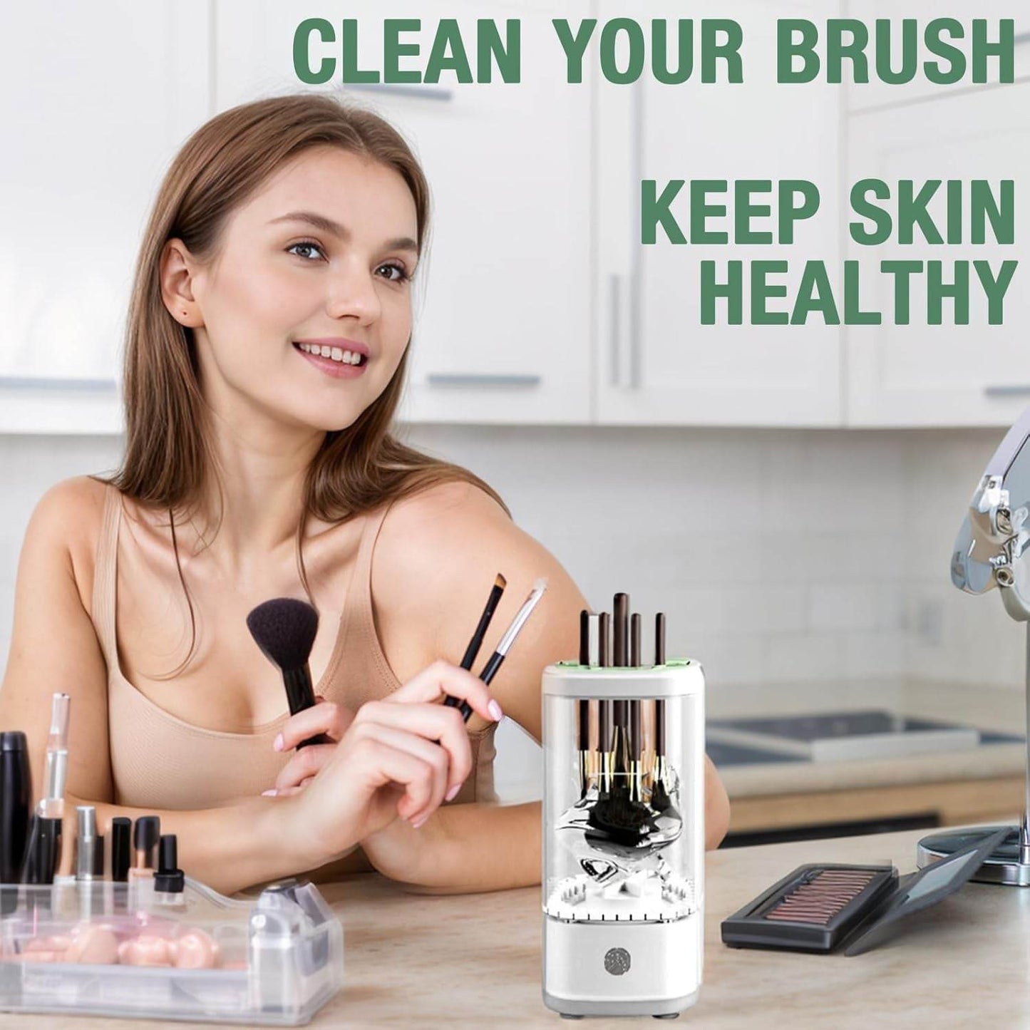 The PureSpin Pro - Automatic Makeup Brush Cleaning System - Versatile Hope