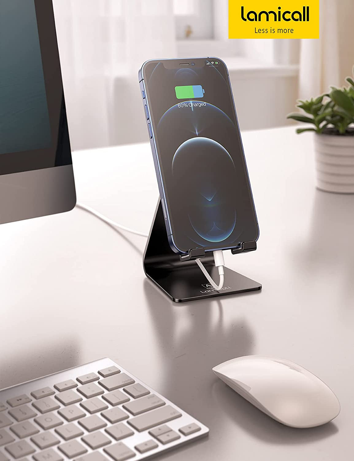 The SteadyGrip - Universal Adjustable Phone Stand for Desk & Home
