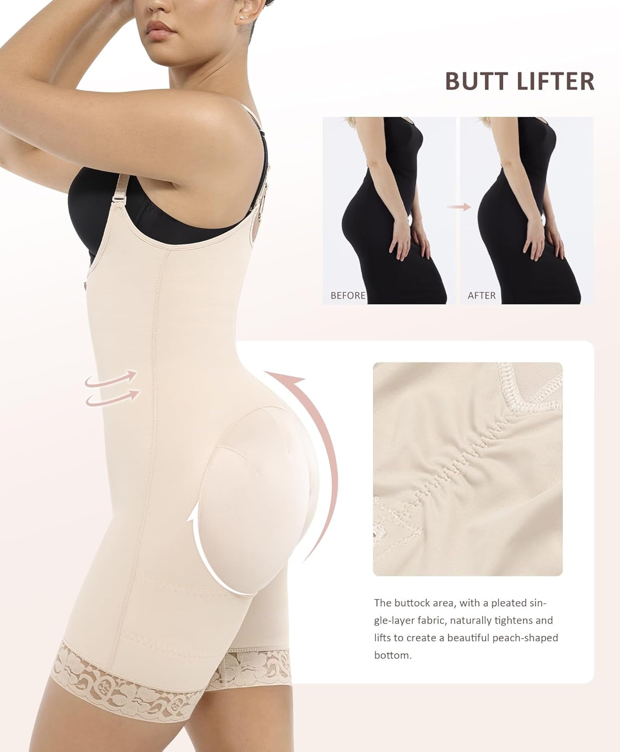The SculptLine Bodysuit - Open-Bust Design for a Lifted Silhouette