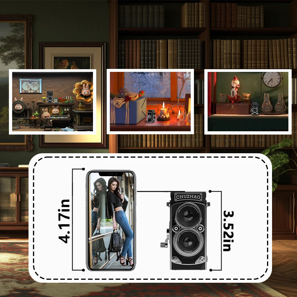 The RetroShot Mini - Vintage Style Digital Camera for HD Vlogging & Travel