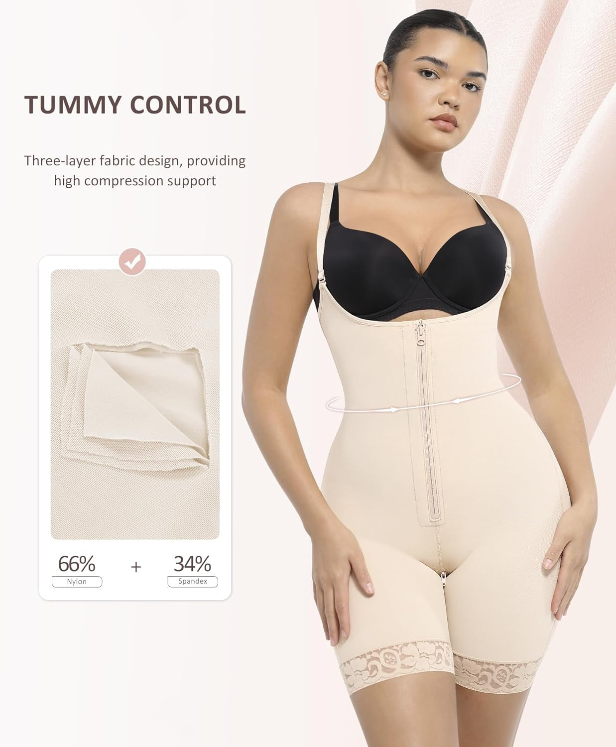 The SculptLine Bodysuit - Open-Bust Design for a Lifted Silhouette