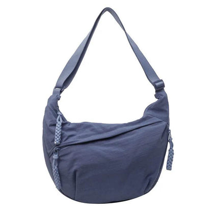 The Seoul Crossbody - Modern Dumpling Bag in Minimalist Canvas - Versatile Hope