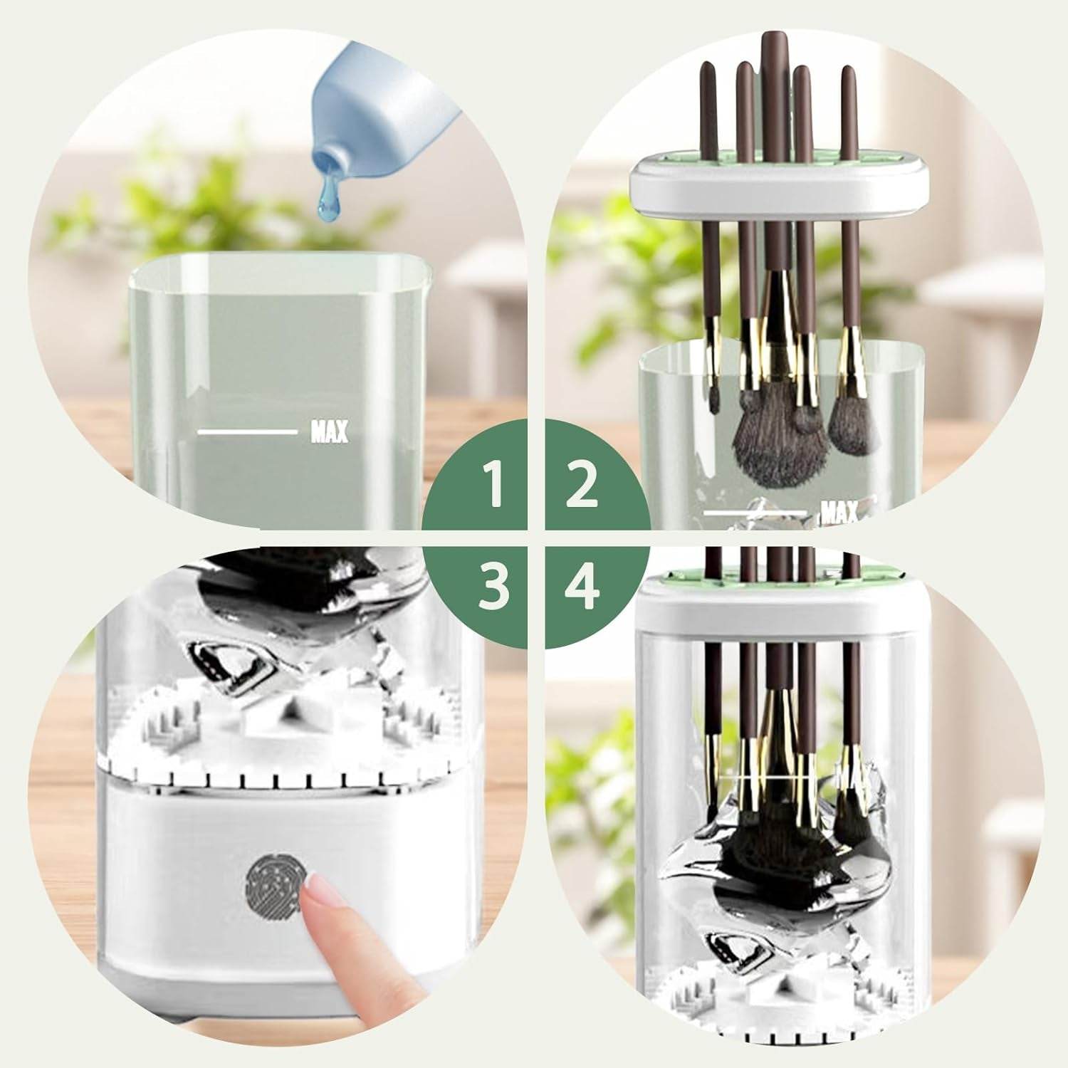 The PureSpin Pro - Automatic Makeup Brush Cleaning System - Versatile Hope