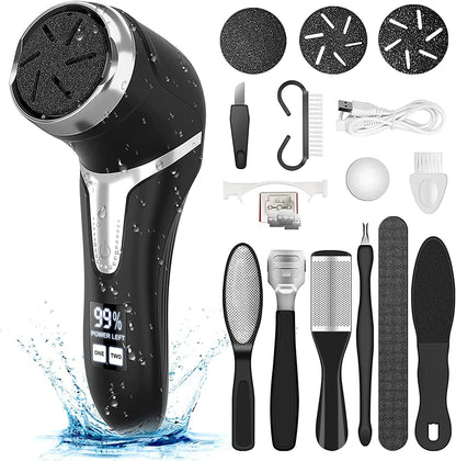 The SoleSmooth Pro - Electric Callus Remover & Pedicure System with 3 Attachments