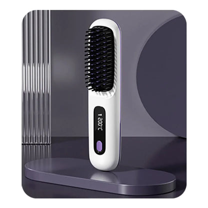 The GlideSmooth Brush - Cordless Straightening & Detangling Brush