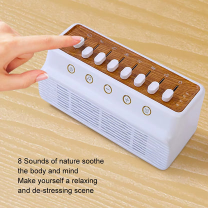Versatile SerenWave Pro — Portable White-Noise Bluetooth Sleep Speaker & Nature-Sound Music Box (Wireless Stereo • MP3 • Timed Shutdown)