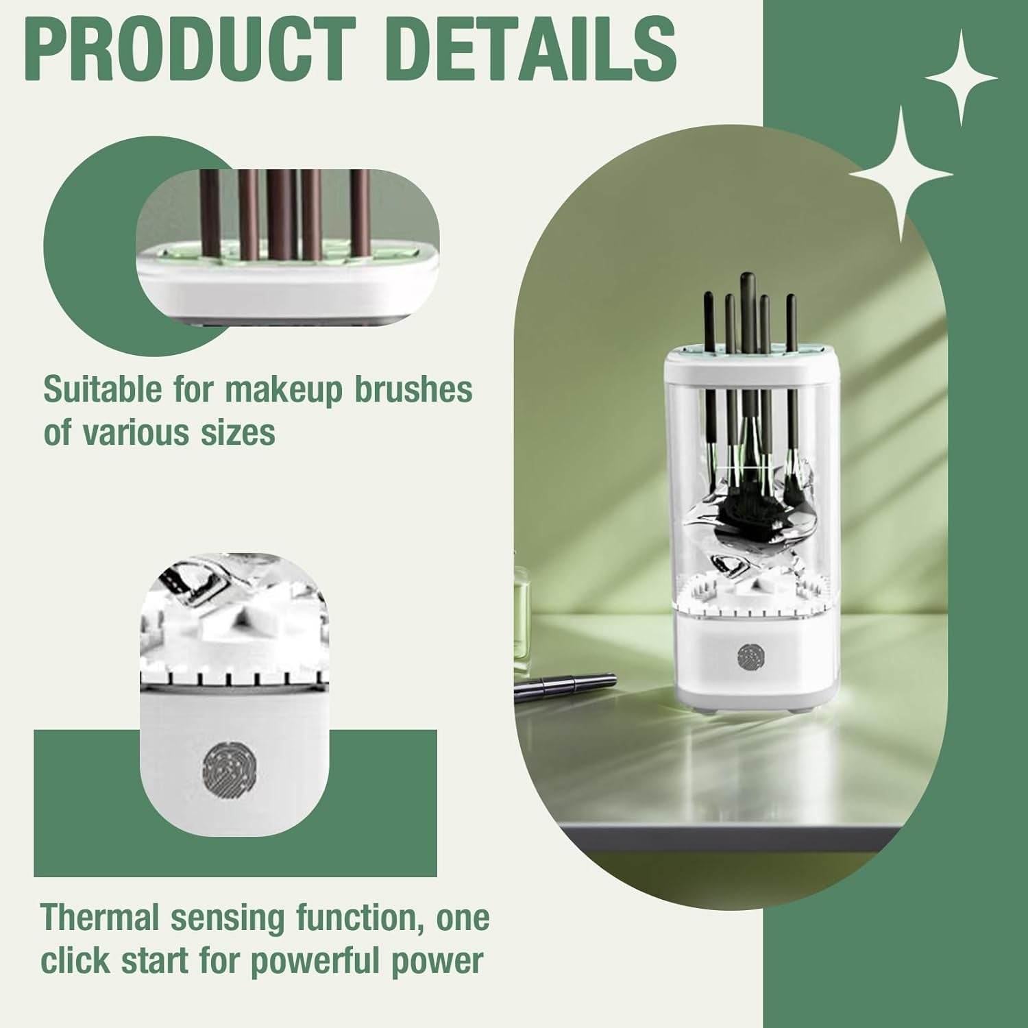 The PureSpin Pro - Automatic Makeup Brush Cleaning System - Versatile Hope