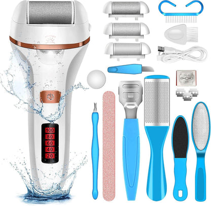 The Pedicure Pro - Rechargeable Foot File with Multiple Attachments - Versatile Hope
