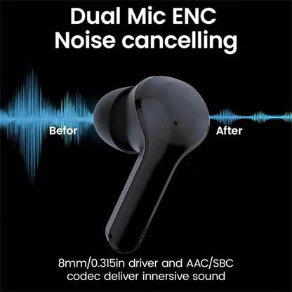 The Aura Transparent Wireless Earphones - with Digital Power Display - Versatile Hope