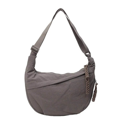 The Seoul Crossbody - Modern Dumpling Bag in Minimalist Canvas - Versatile Hope
