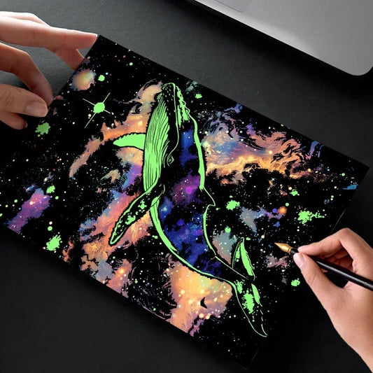 The Magic Canvas Set - Glow-in-the-Dark Scratch Art Kit