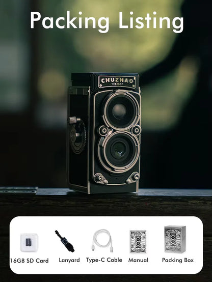 The RetroShot Mini - Vintage Style Digital Camera for HD Vlogging & Travel