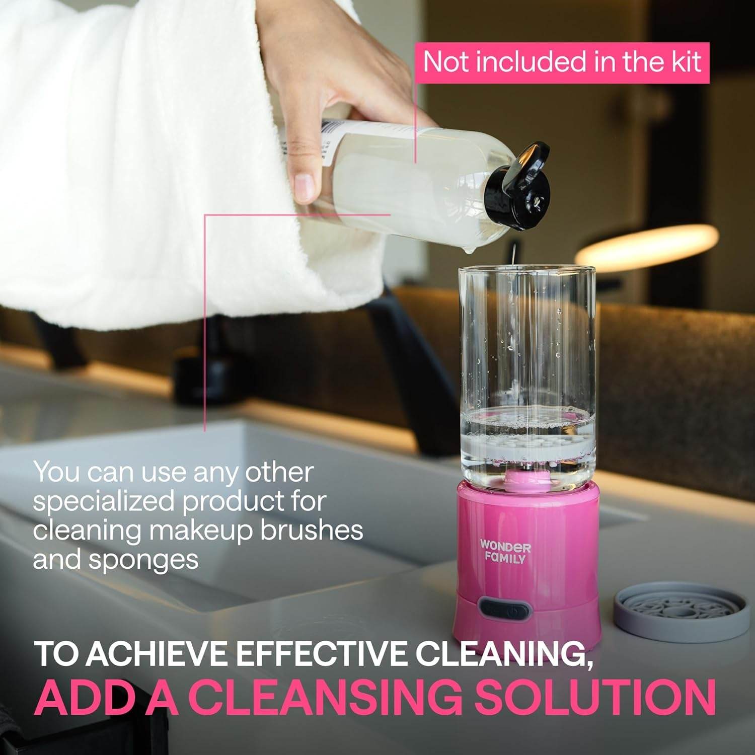 The Lumière 3-in-1 Makeup Brush Care System - Automatic Clean, Dry, and Storage - Versatile Hope
