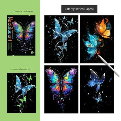 The Magic Canvas Set - Glow-in-the-Dark Scratch Art Kit