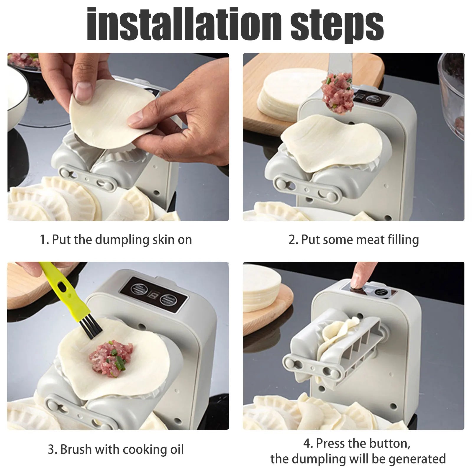 The Dumpling Pro - Automatic Maker for Effortless Homemade Dumplings