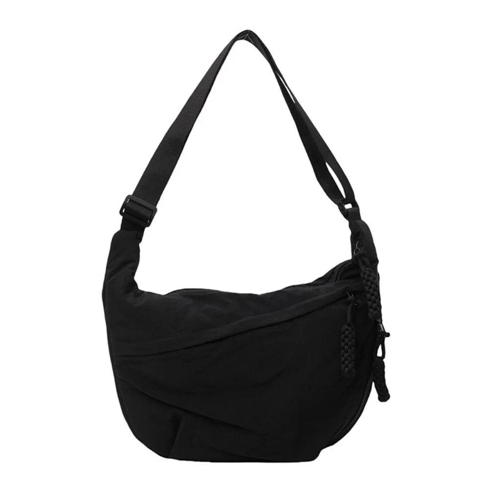The Seoul Crossbody - Modern Dumpling Bag in Minimalist Canvas - Versatile Hope