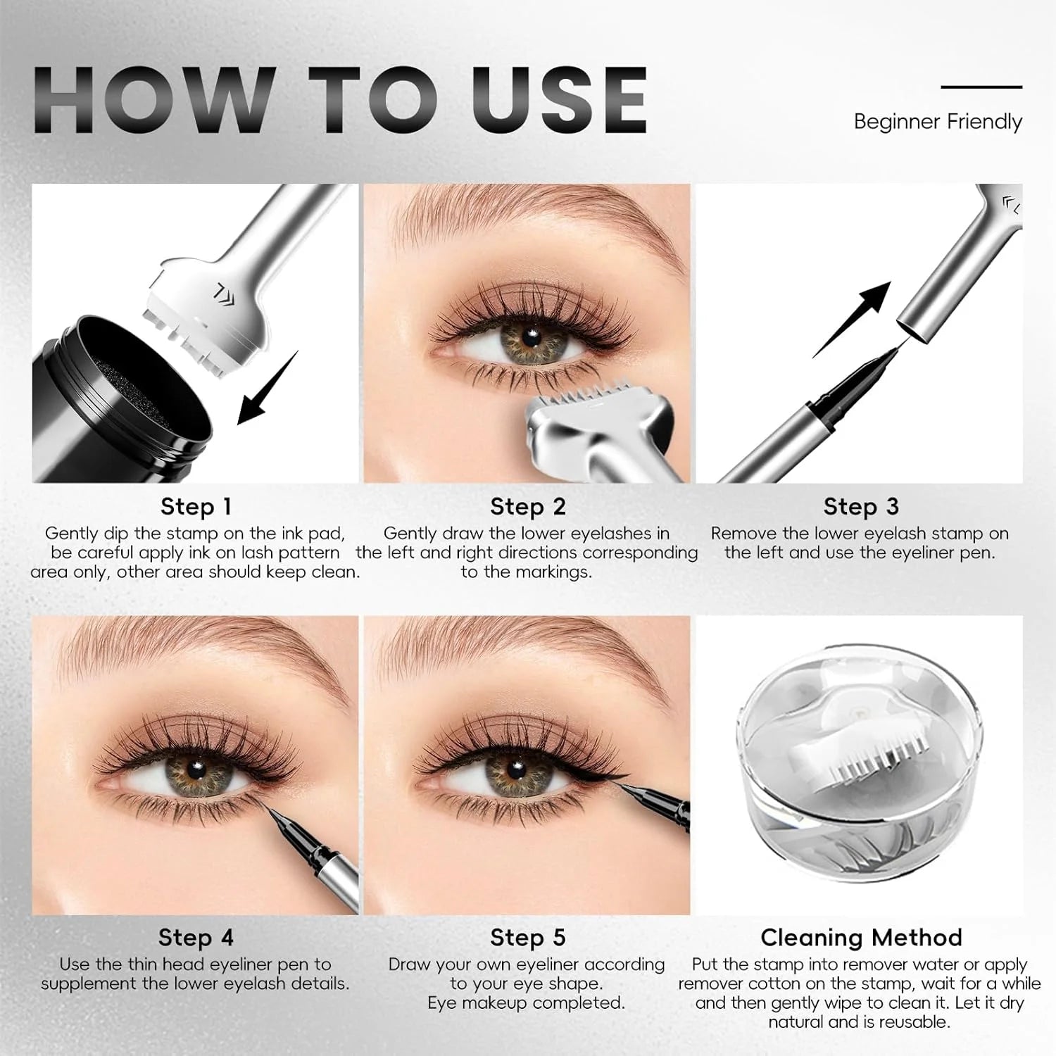 The Lash Impression Kit - 2-in-1 Waterproof Eyeliner & Precision Stamp