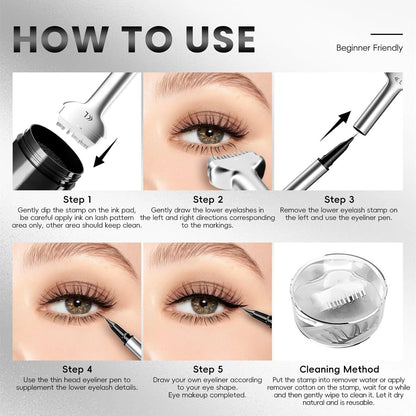 The Lash Impression Kit - 2-in-1 Waterproof Eyeliner & Precision Stamp