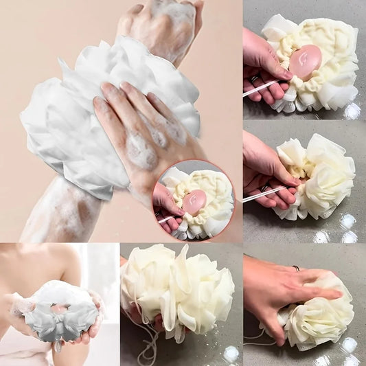The AuraGlow Buffer - 2-in-1 Exfoliating Body Scrub & Soap Dispenser