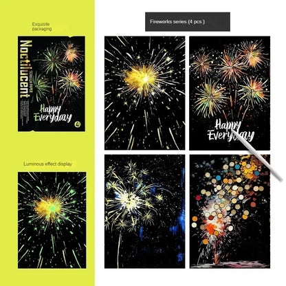 The Magic Canvas Set - Glow-in-the-Dark Scratch Art Kit