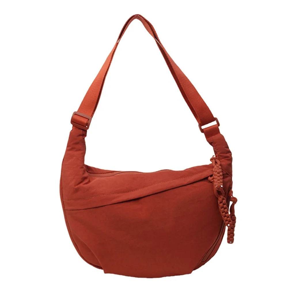 The Seoul Crossbody - Modern Dumpling Bag in Minimalist Canvas - Versatile Hope