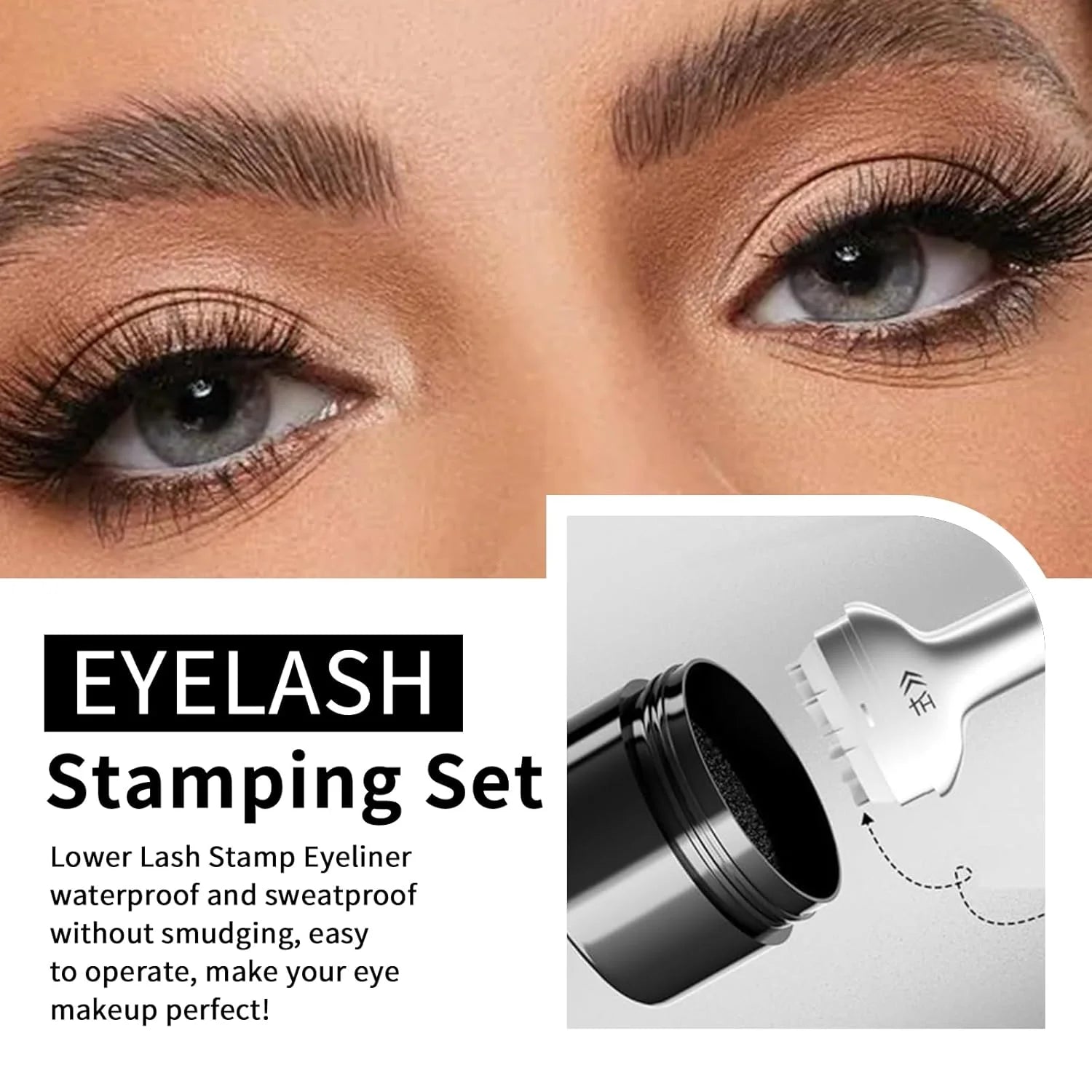 The Lash Impression Kit - 2-in-1 Waterproof Eyeliner & Precision Stamp